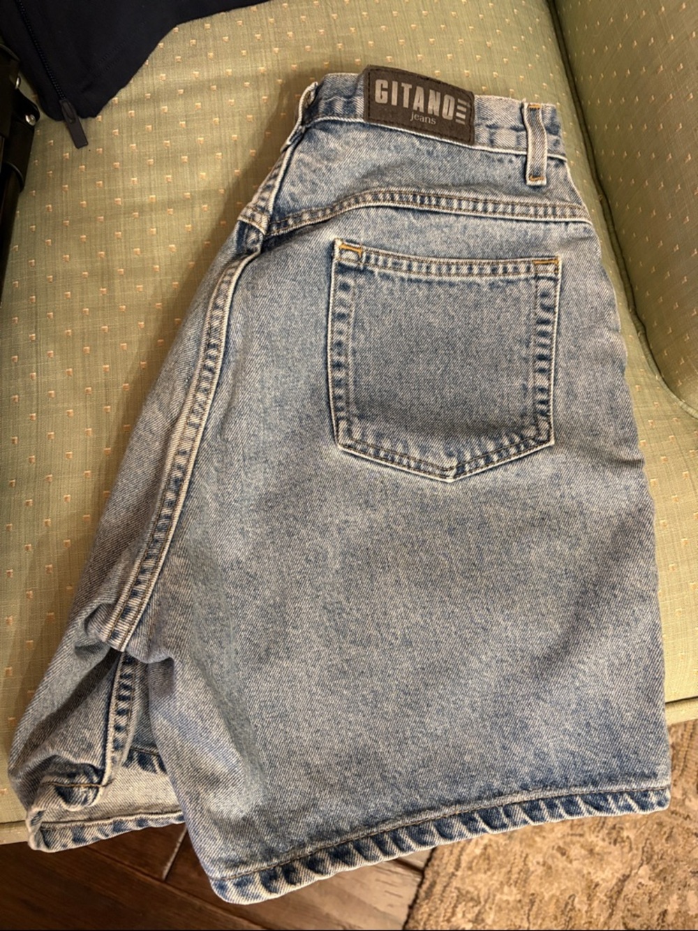 Citano Women's High Waist Denim Shorts in Light Blue